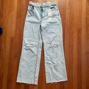 NWT Zara Wide Leg Jeans
